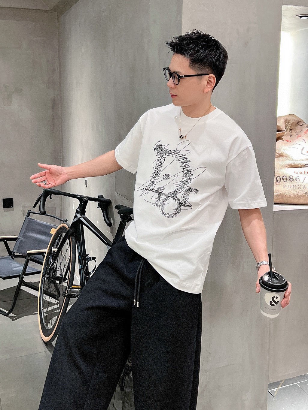 Dior Scribble Design T-Shirt - Phantom Kicks