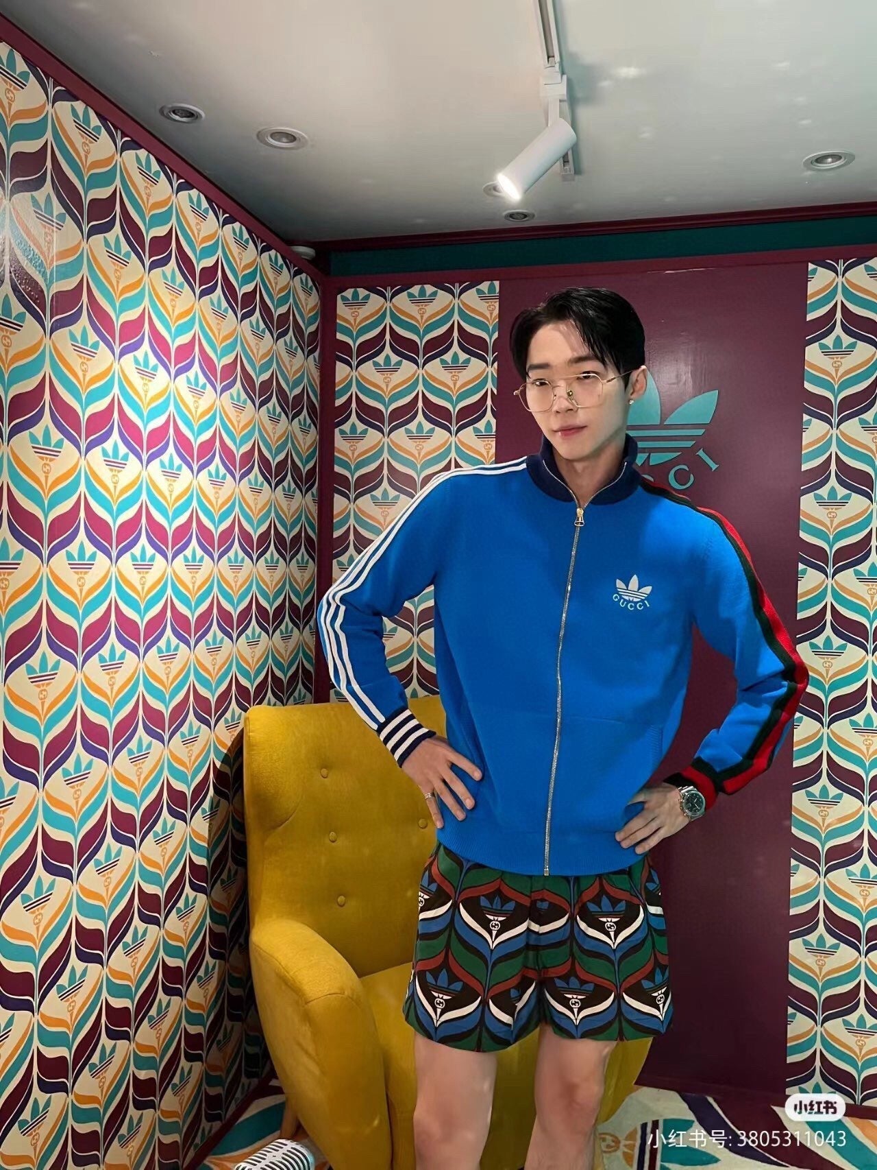 Gucci x Adidas Blue Track Jacket - Phantom Kicks