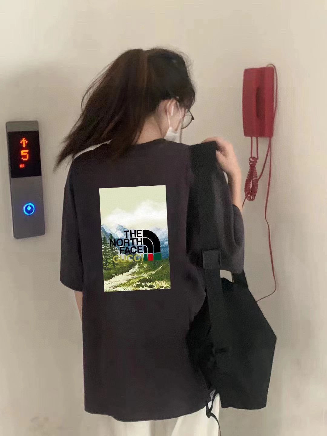 The North Face x Gucci Nature Print T-Shirt (Black) - Phantom Kicks