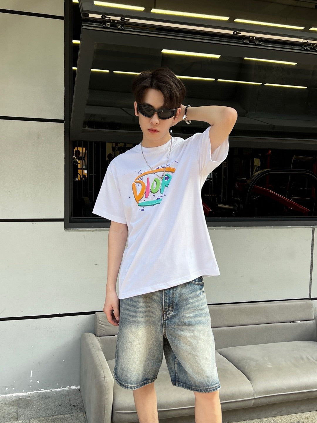 Dior Multicolor Logo White T-Shirt - Phantom Kicks