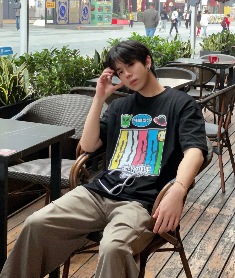 Gucci Cartoon Graphic T-Shirt (Black) - Phantom Kicks