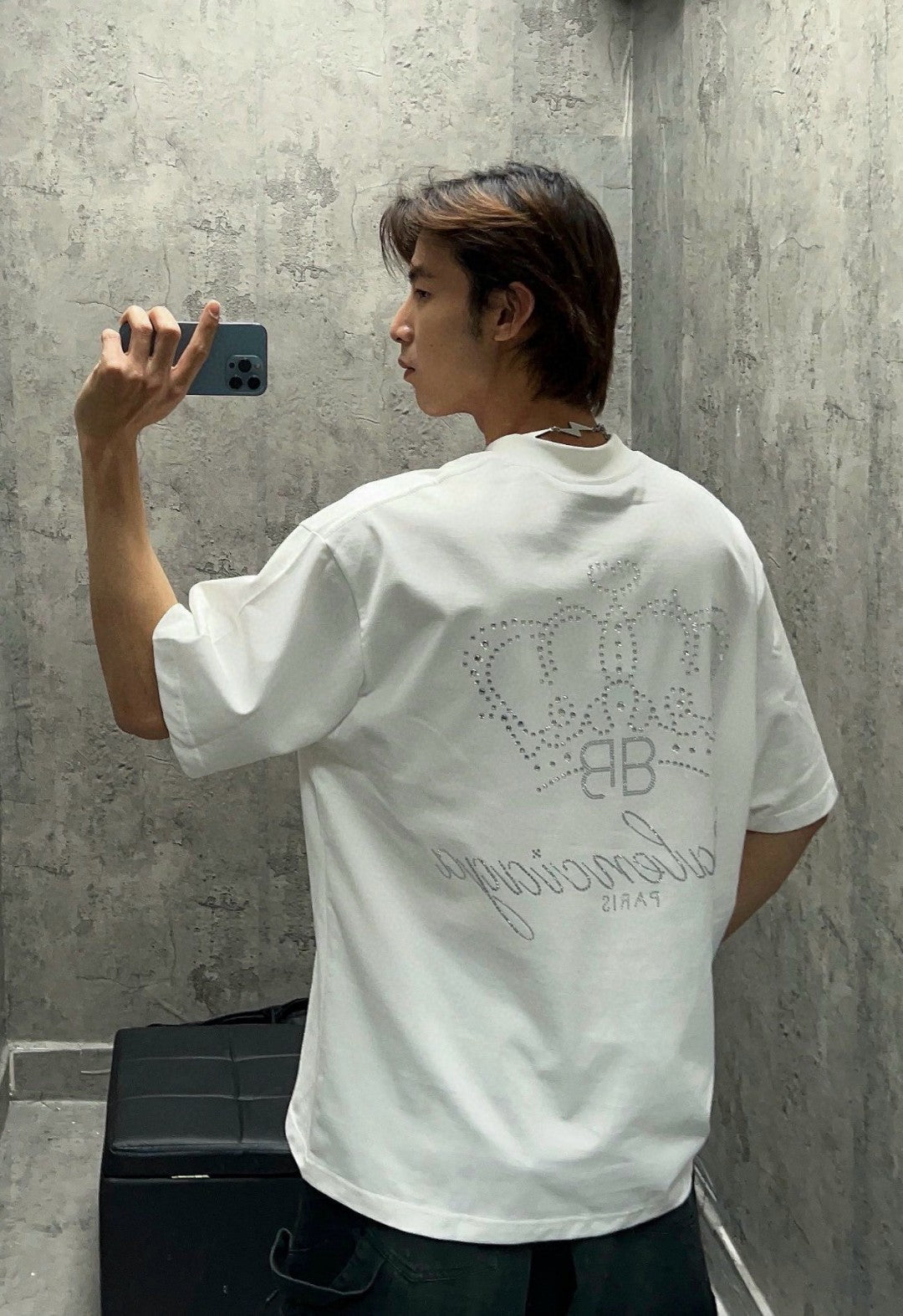 Balenciaga Plain White T-Shirt - Phantom Kicks