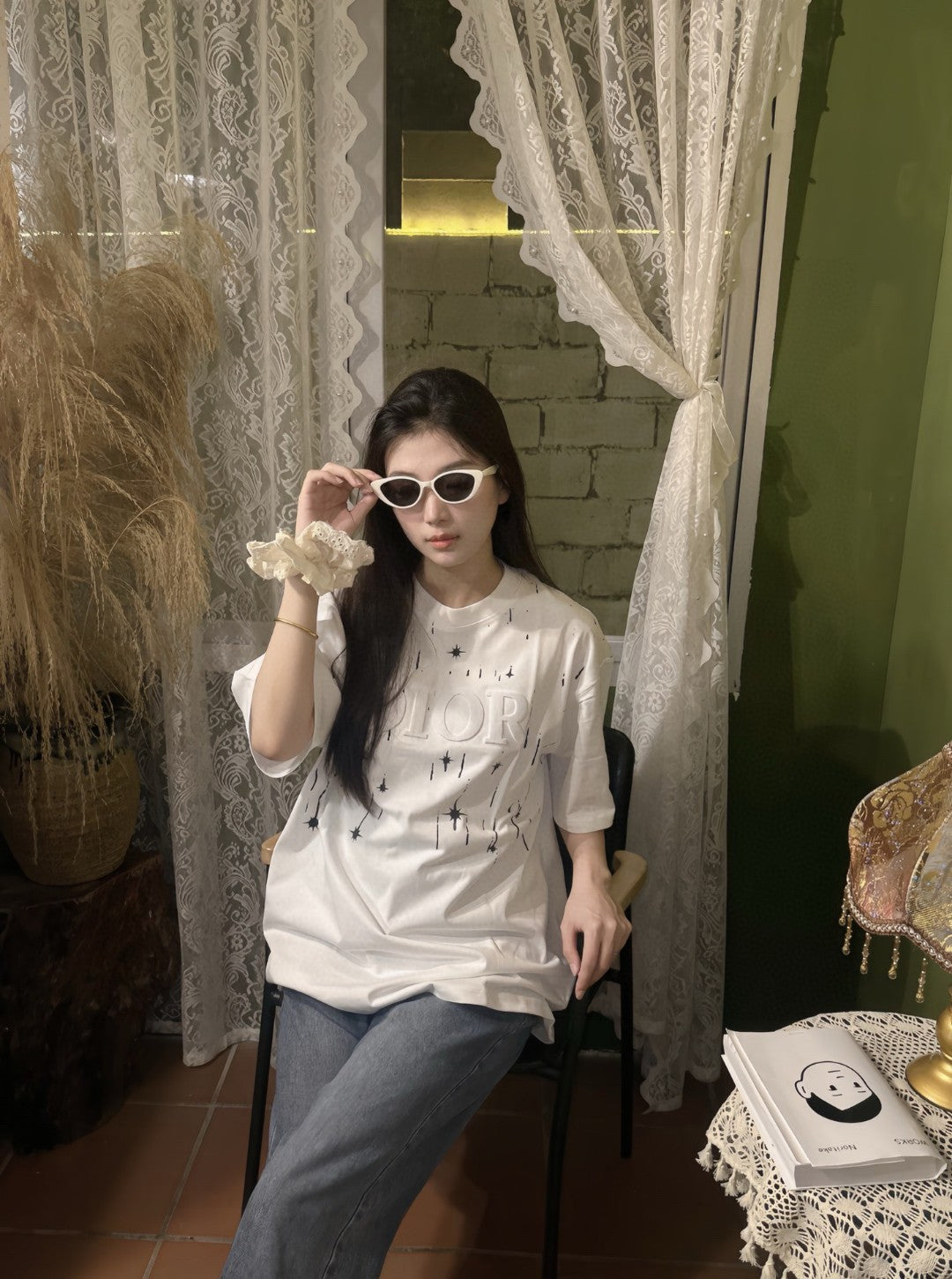 Dior Starry Sky T-Shirt in White - Phantom Kicks
