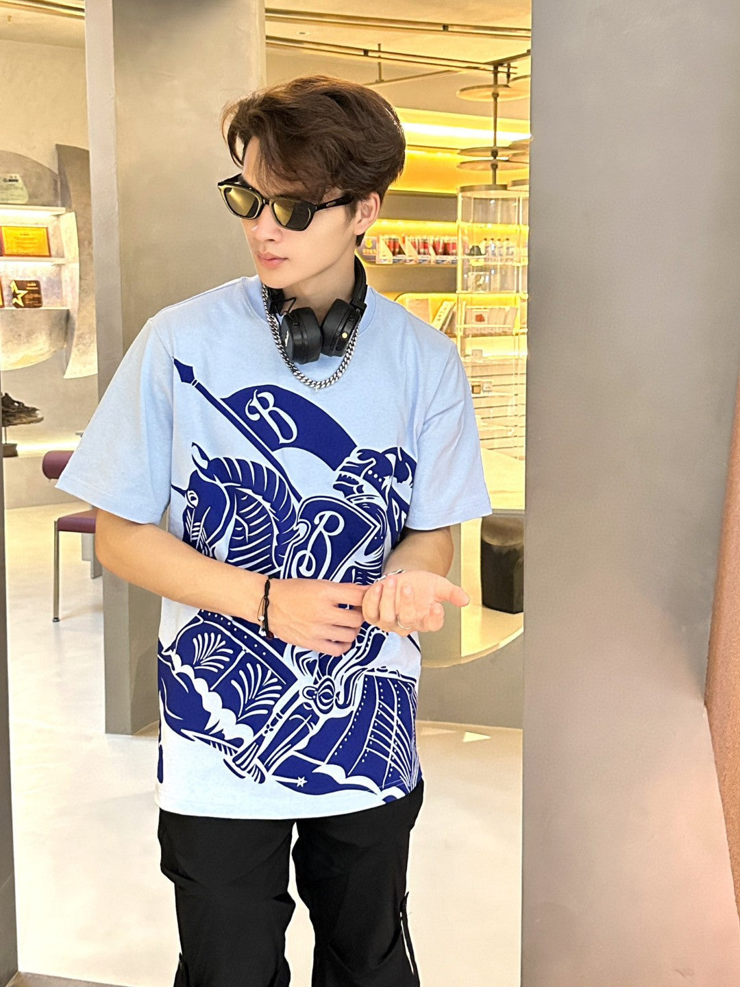 Burberry Knight Print T-Shirt - Phantom Kicks