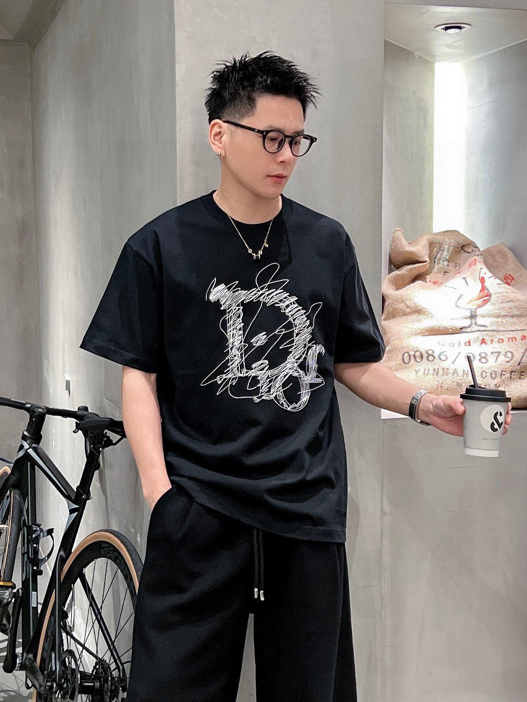 Dior Scribble Design T-Shirt - Phantom Kicks