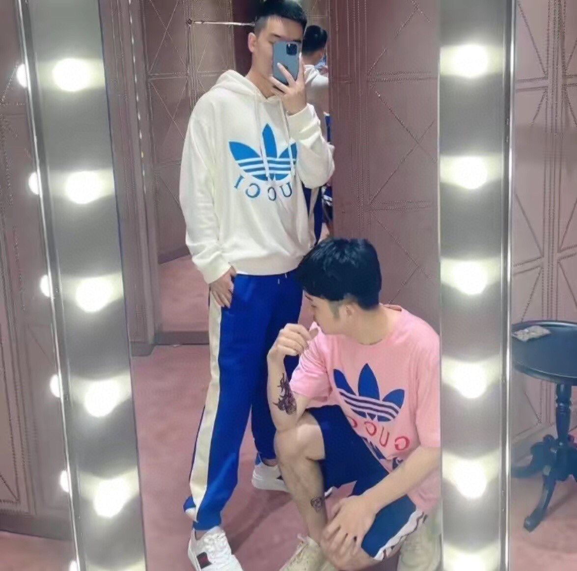 Gucci x Adidas White Hoodie - Phantom Kicks