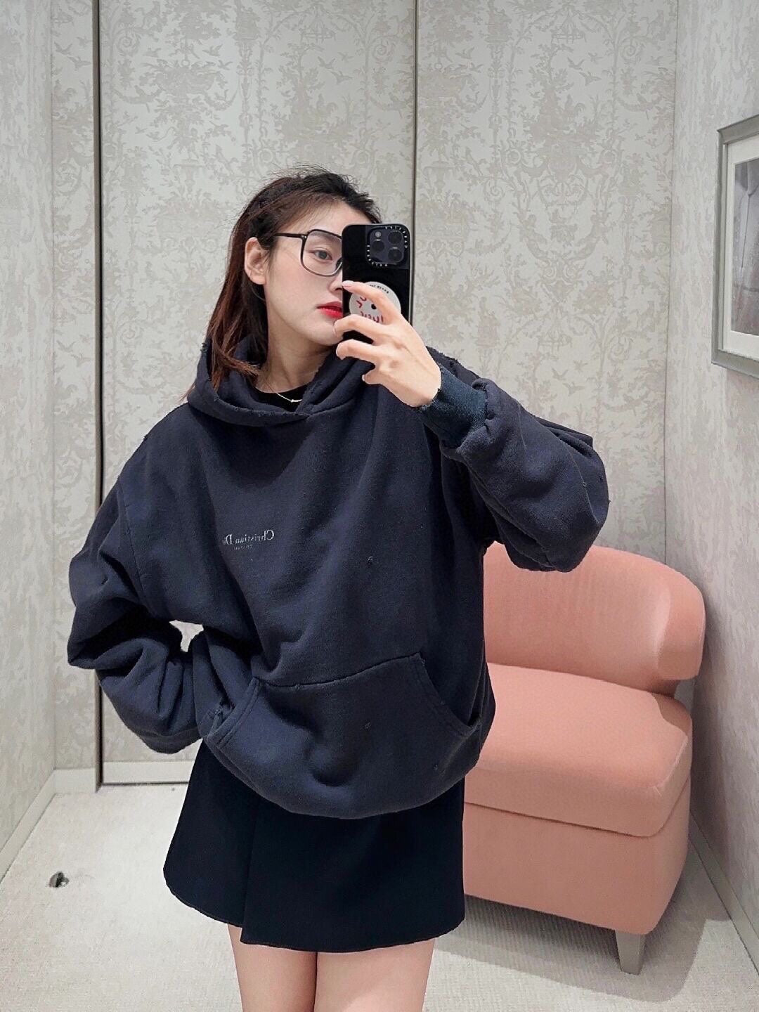 Dior Black Hoodie - Phantom Kicks