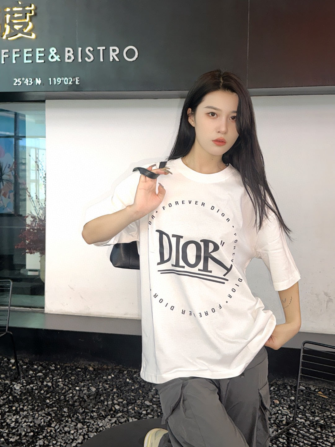Dior "Forever Dior" T-Shirt (White) - Phantom Kicks