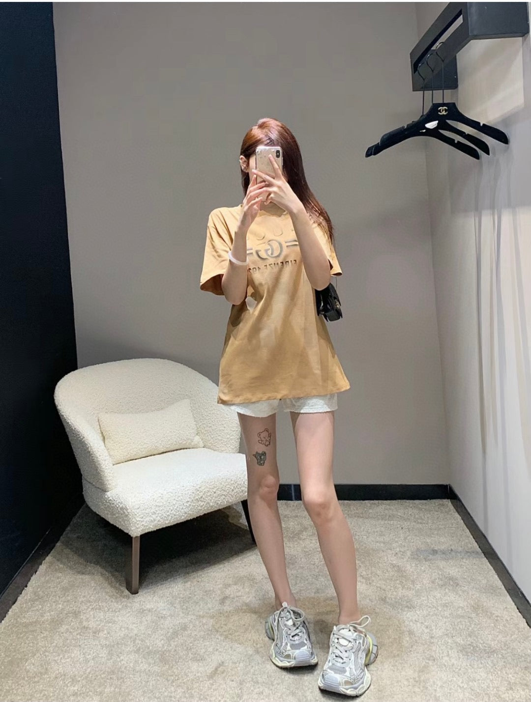 Gucci Tan T-Shirt with Firenze 1921 Logo - Phantom Kicks