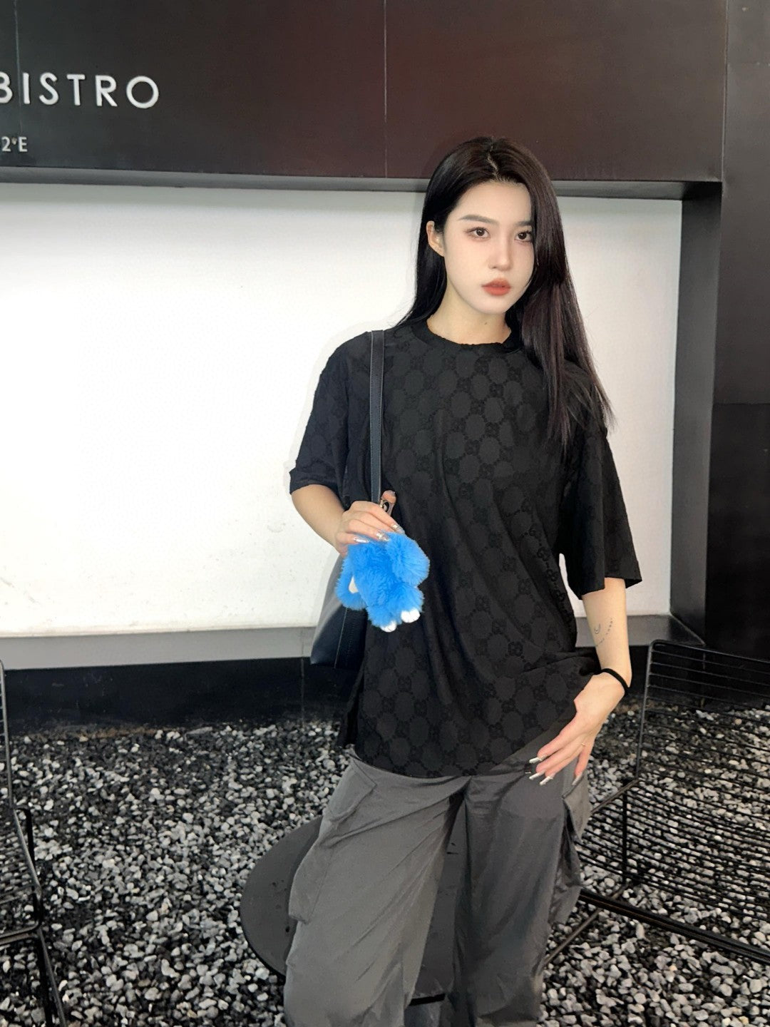 Gucci GG Patterned T-Shirt (Black) - Phantom Kicks