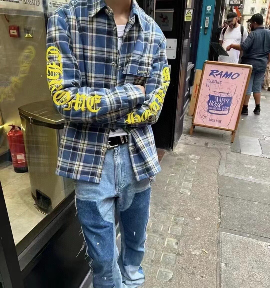 Burberry Blue Plaid Shirt - Phantom Kicks