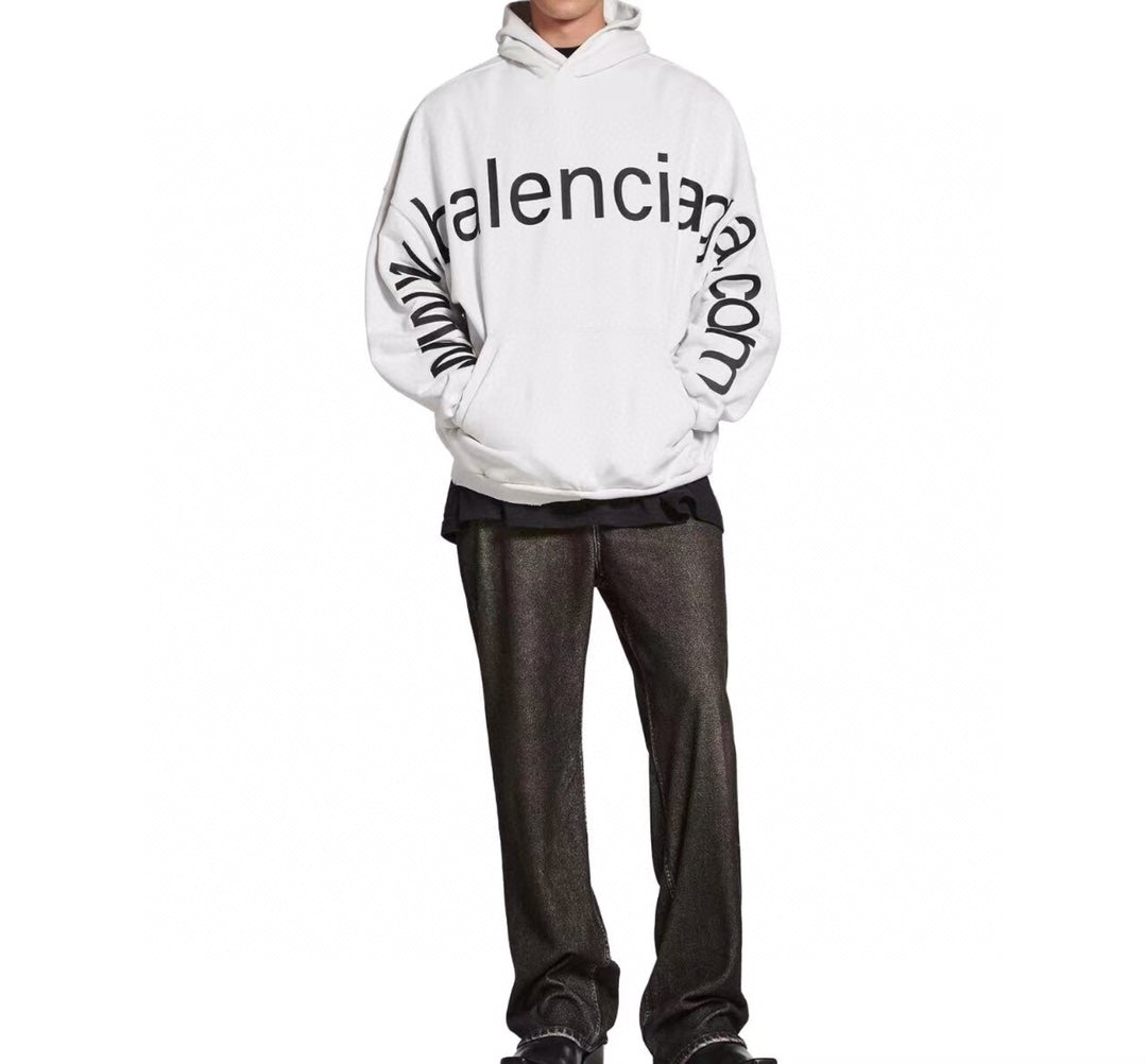 Balenciaga Off-White Oversized Hoodie - Phantom Kicks