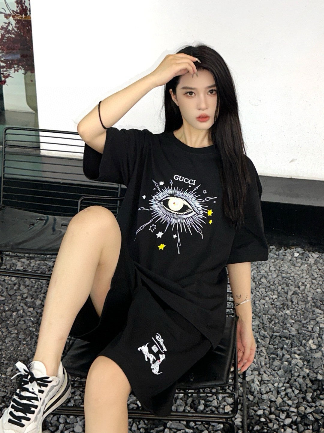 Gucci Mystical Eye Graphic Black T-Shirt - Phantom Kicks