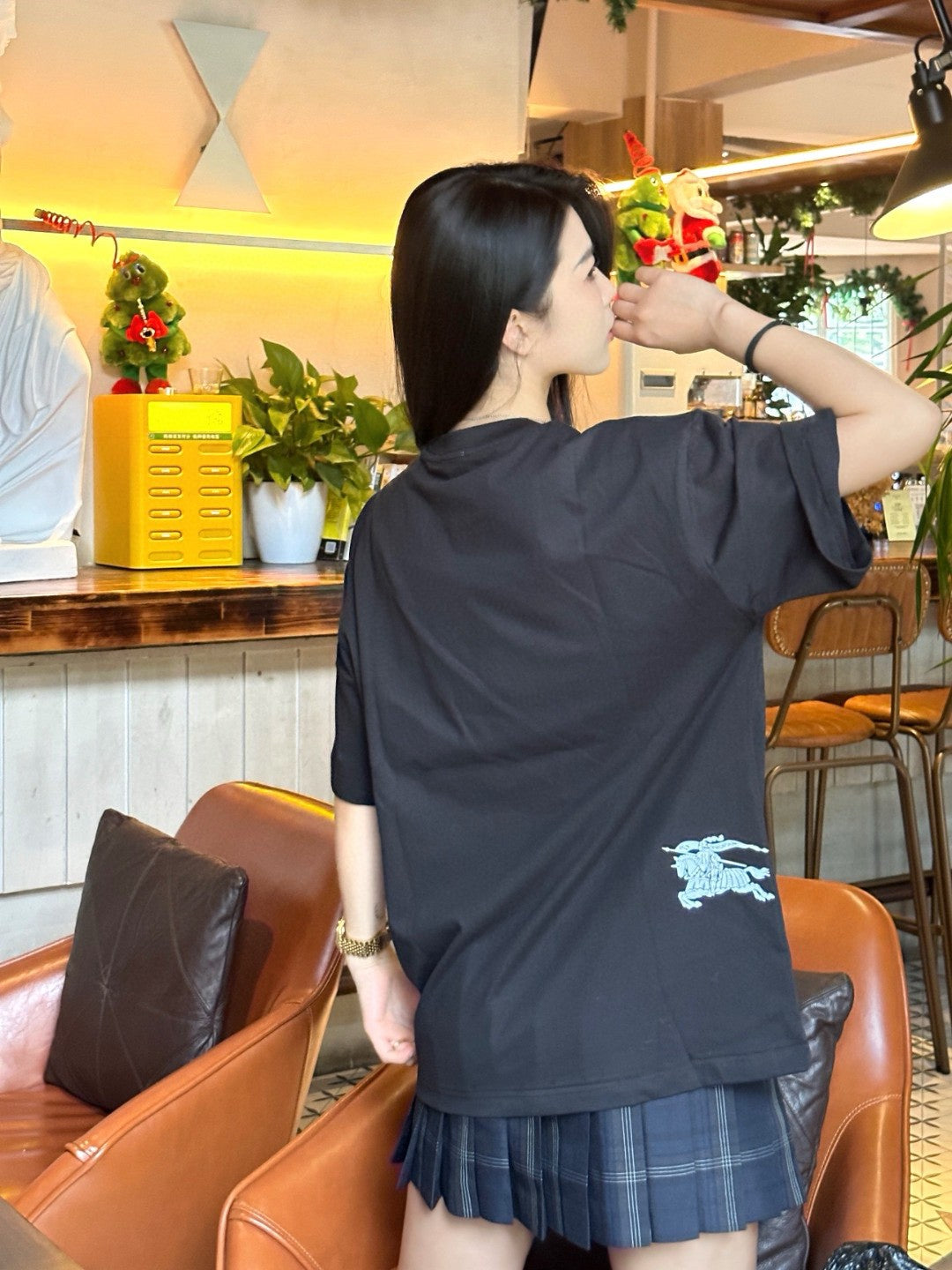 Burberry Black T-Shirt with Side Logo - Phantom Kicks
