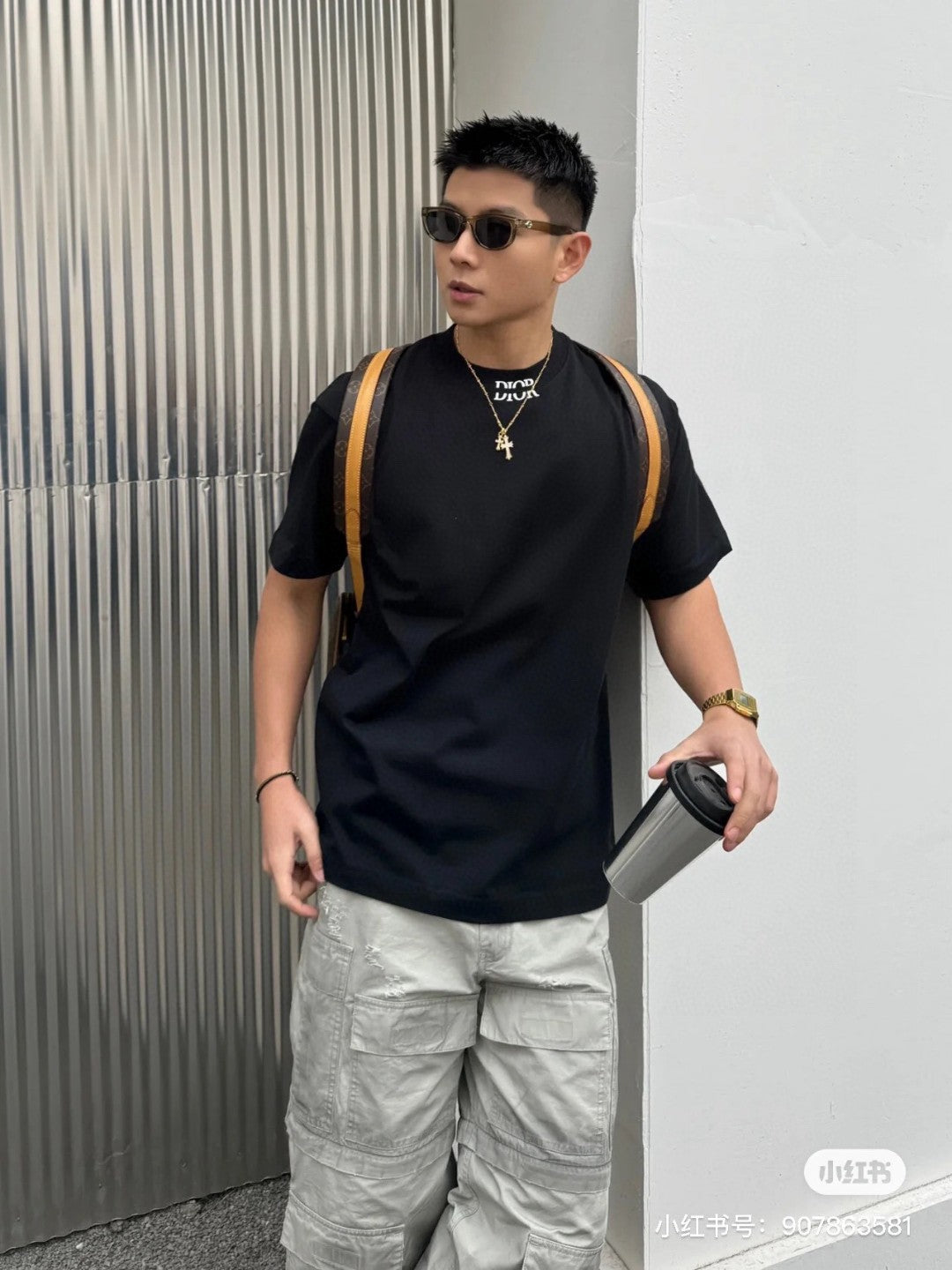 Dior Minimalist Black T-Shirt - Phantom Kicks