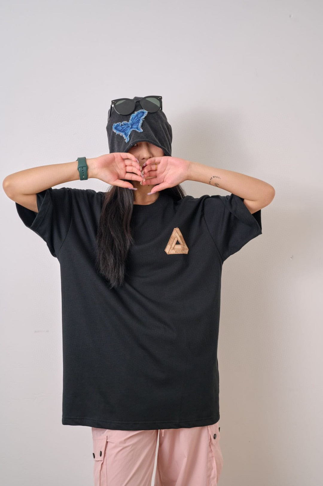 Gucci Triangle Logo Black T-Shirt - Phantom Kicks