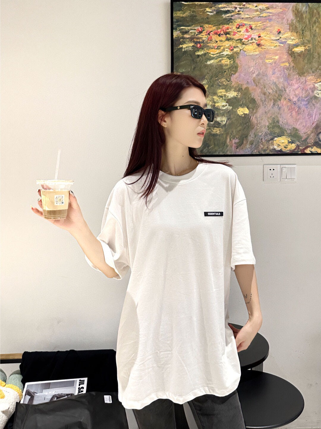 Fear of God Essentials Logo T-Shirt - Phantom Kicks