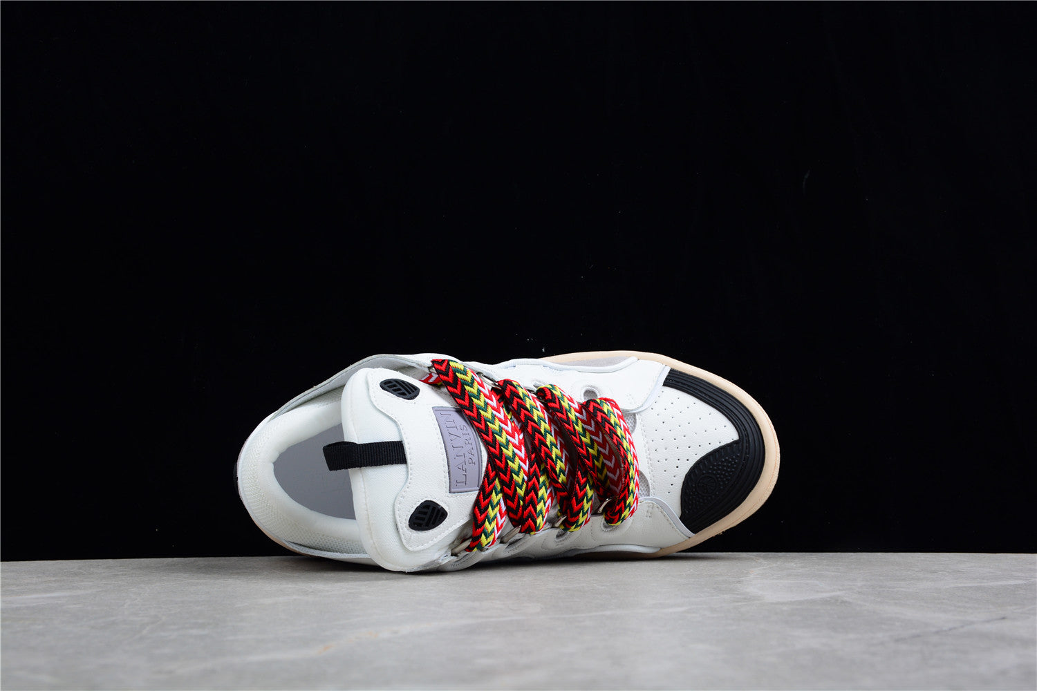 Lanvin White and Grey Sneakers - Phantom Kicks