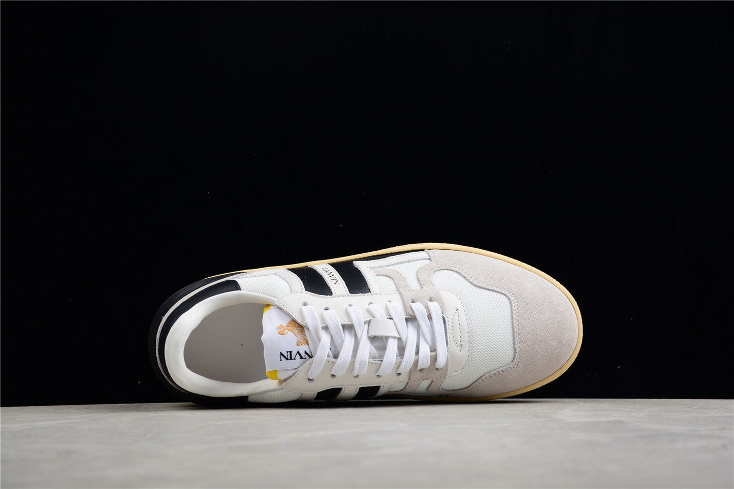Lanvin Mesh and Suede Sneakers - Phantom Kicks