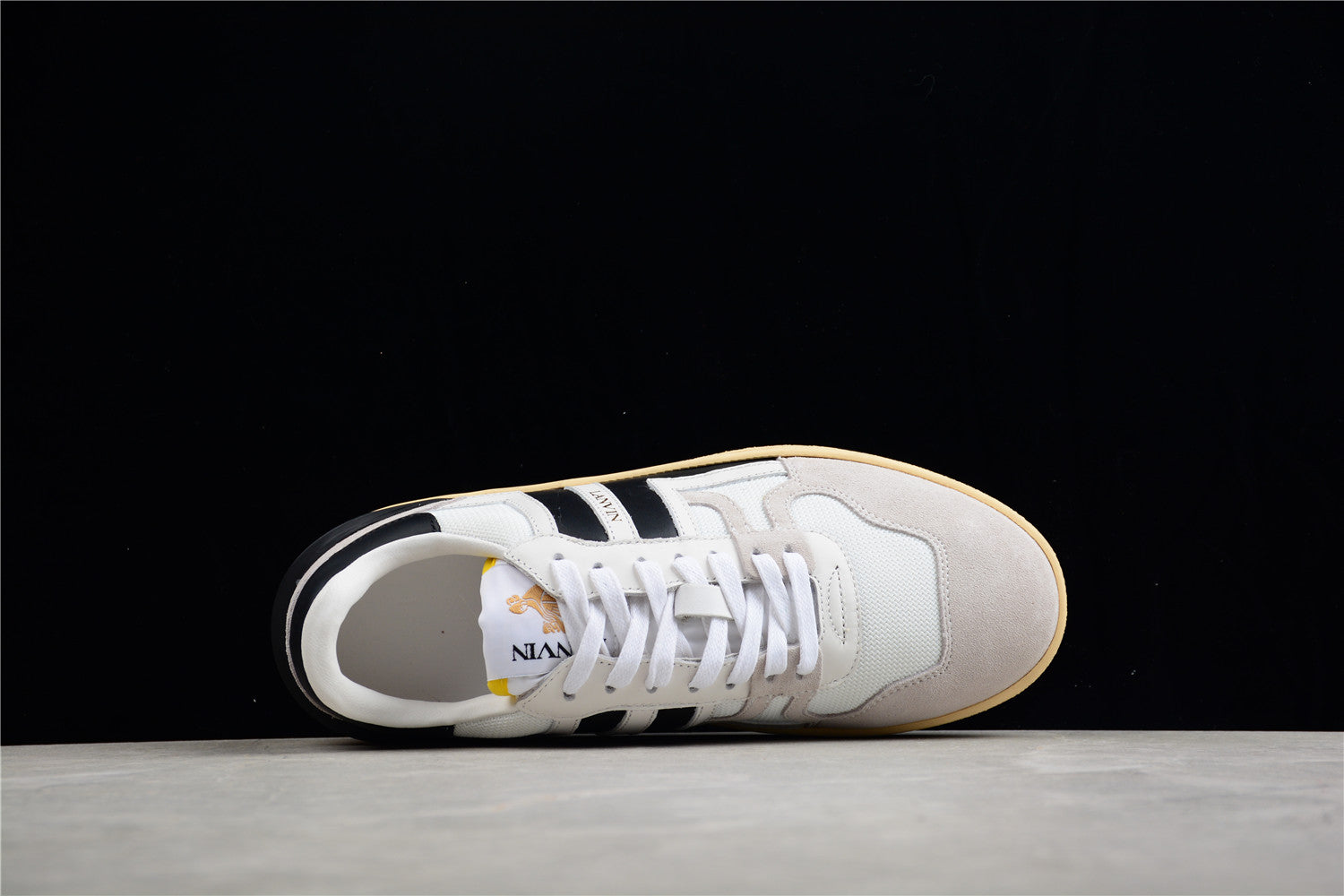 Lanvin Mesh and Suede Sneakers - Phantom Kicks