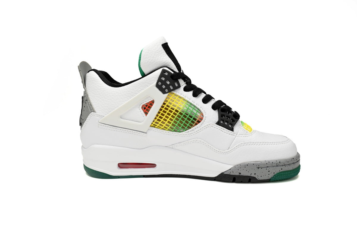 Jordan WMNS 4 Retro Jamaica White Green - Phantom Kicks