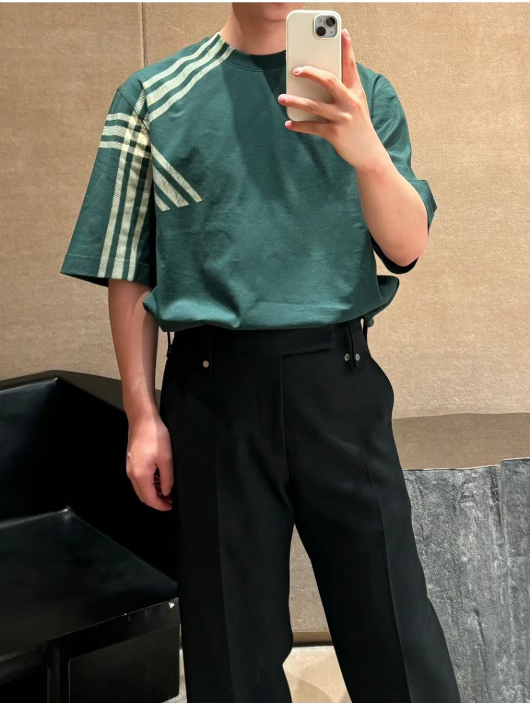 Burberry Green Check Pattern T-Shirt - Phantom Kicks