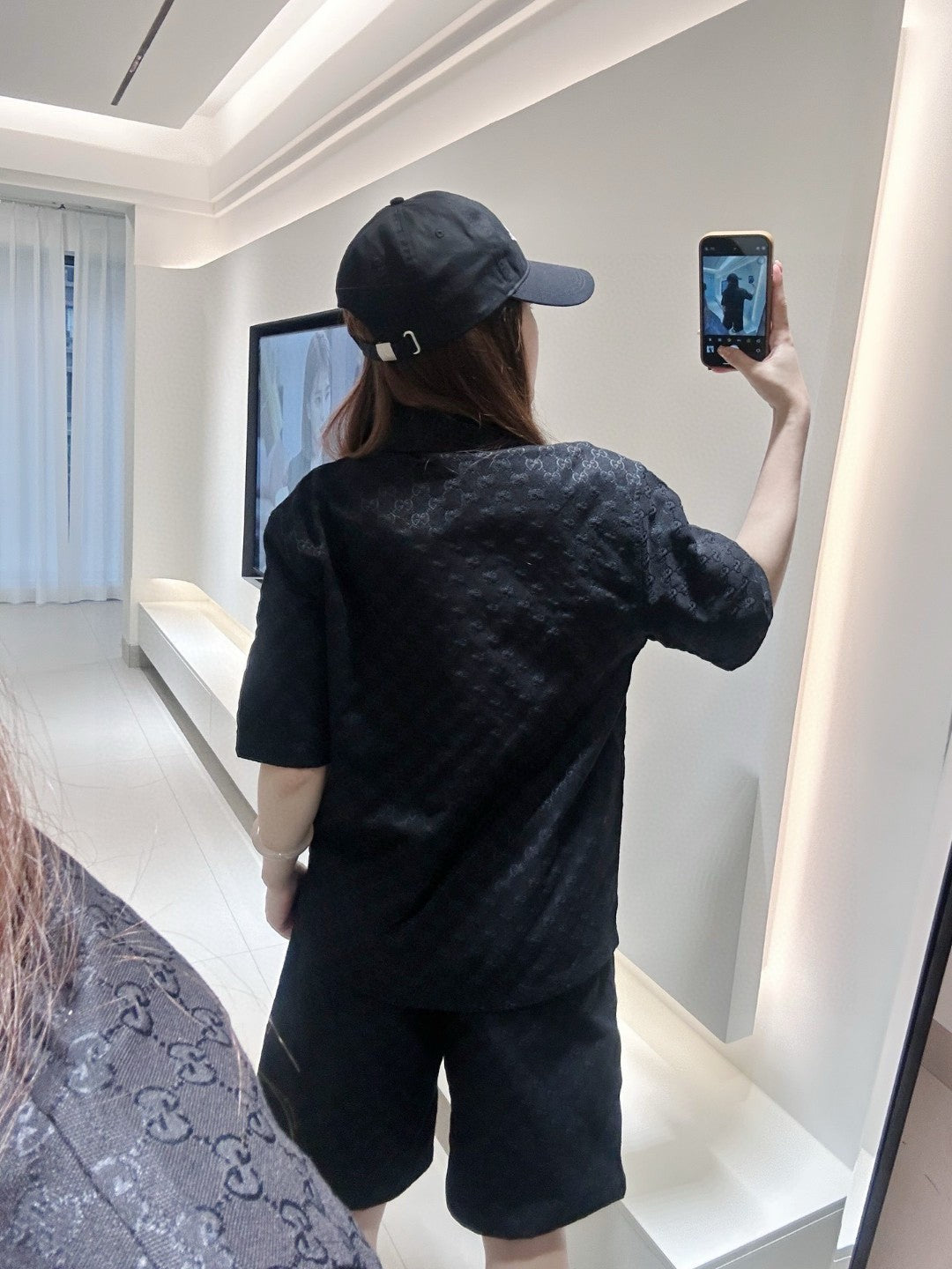 Gucci GG Monogram Black Short Sleeve Shirt - Phantom Kicks