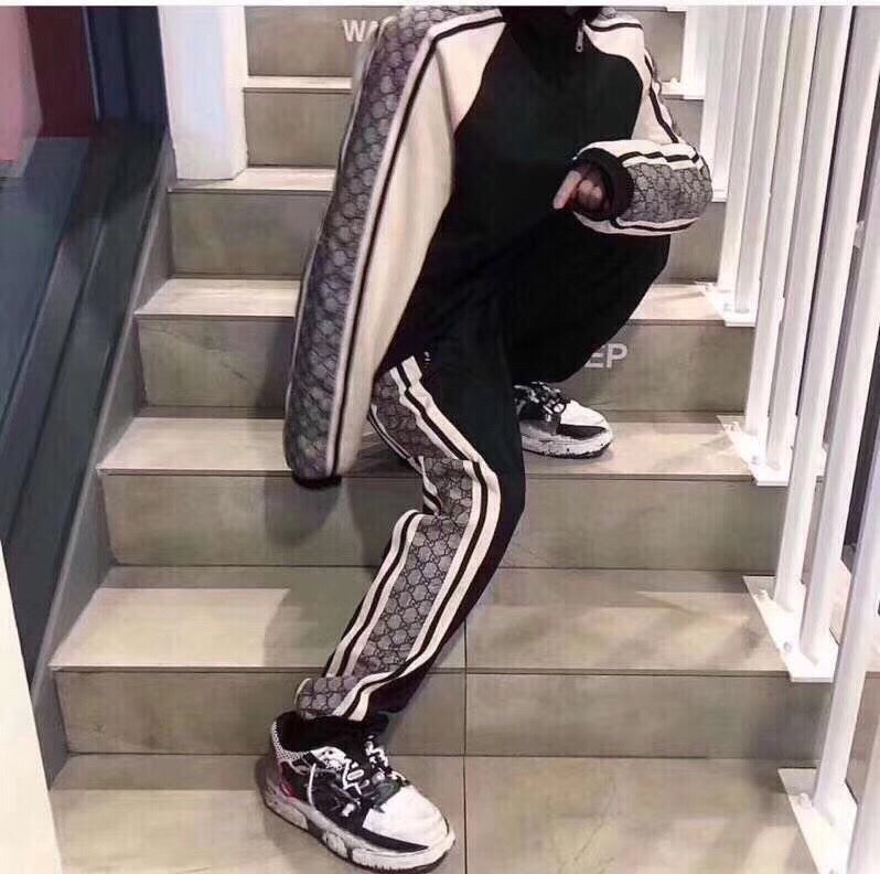 Gucci GG Supreme Stripe Track Jacket - Black - Phantom Kicks