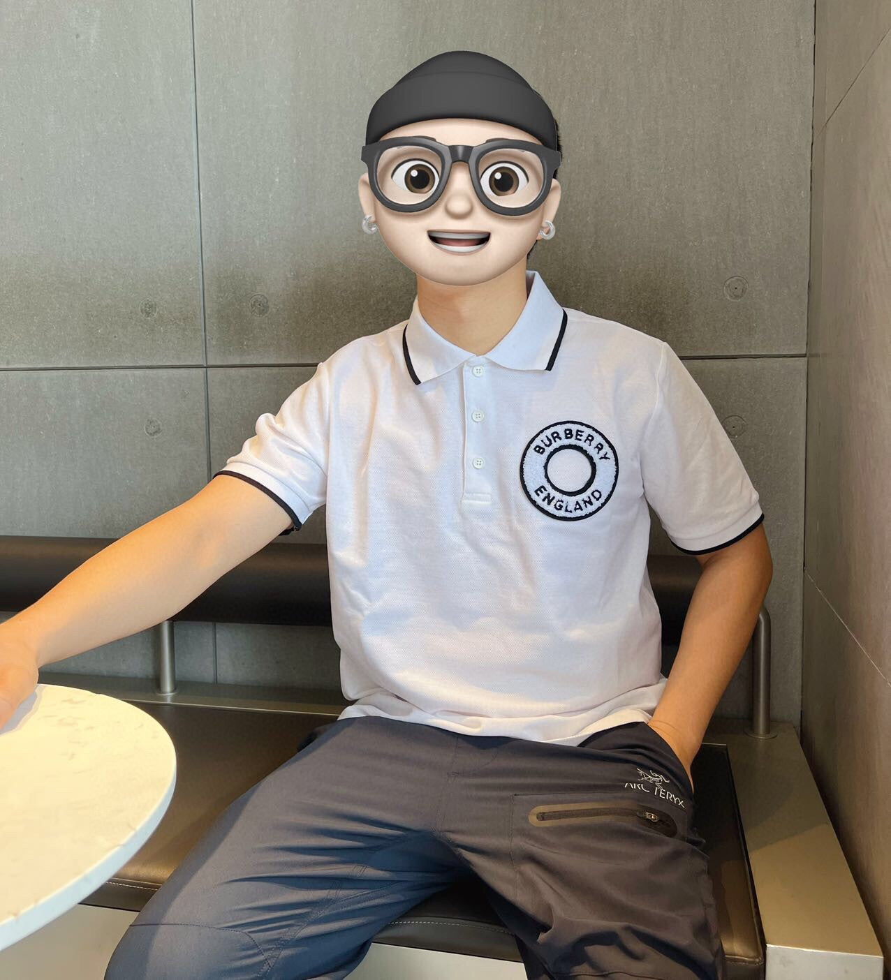 Burberry Textured Polo Shirt in White - Phantom Kicks