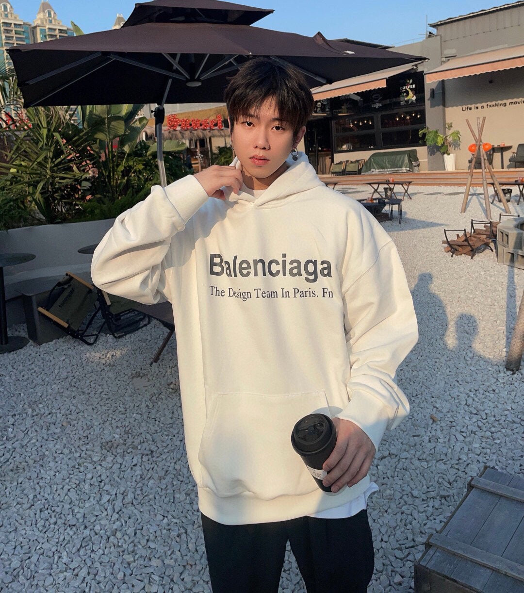 Balenciaga Paris Team Hoodie - Phantom Kicks