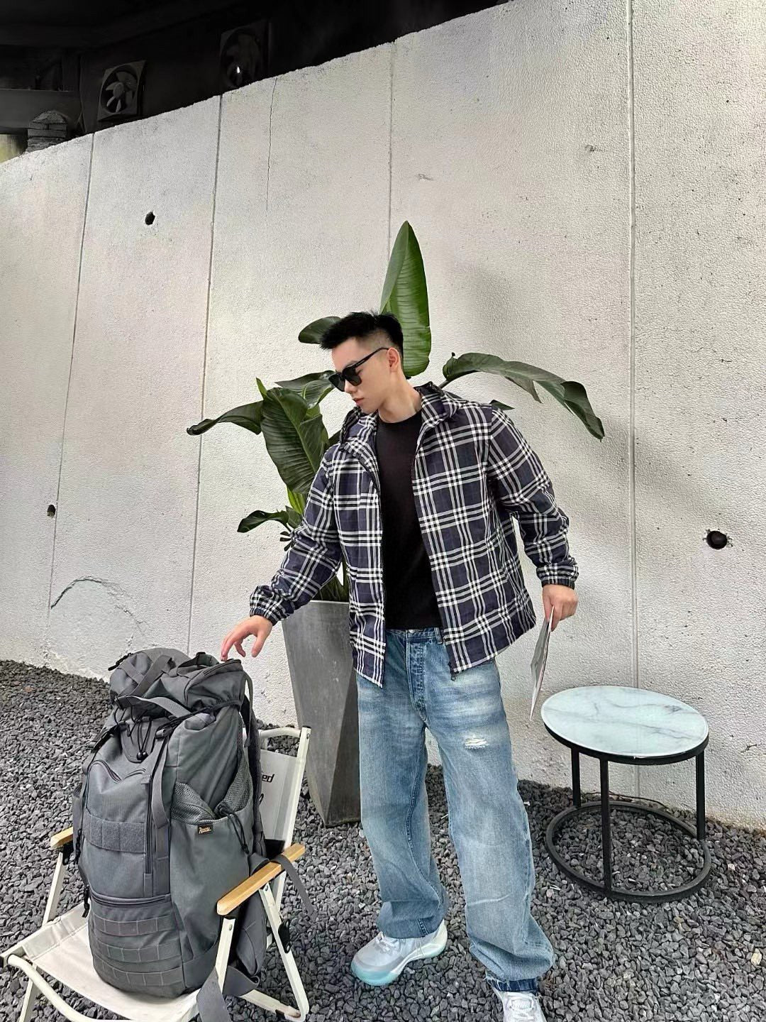 Burberry Checkered Hooded Jacket - Phantom Kicks