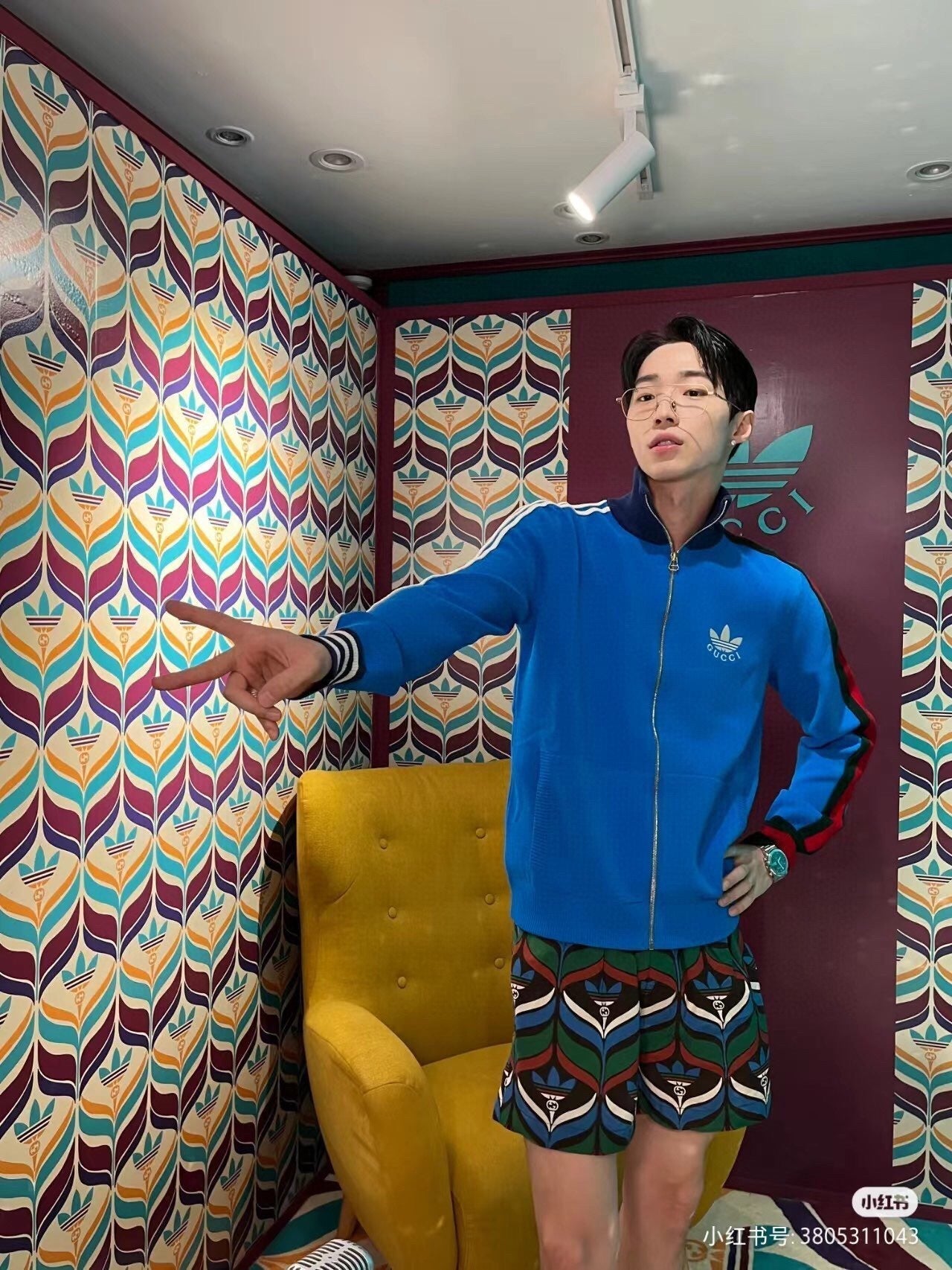 Gucci x Adidas Blue Track Jacket - Phantom Kicks