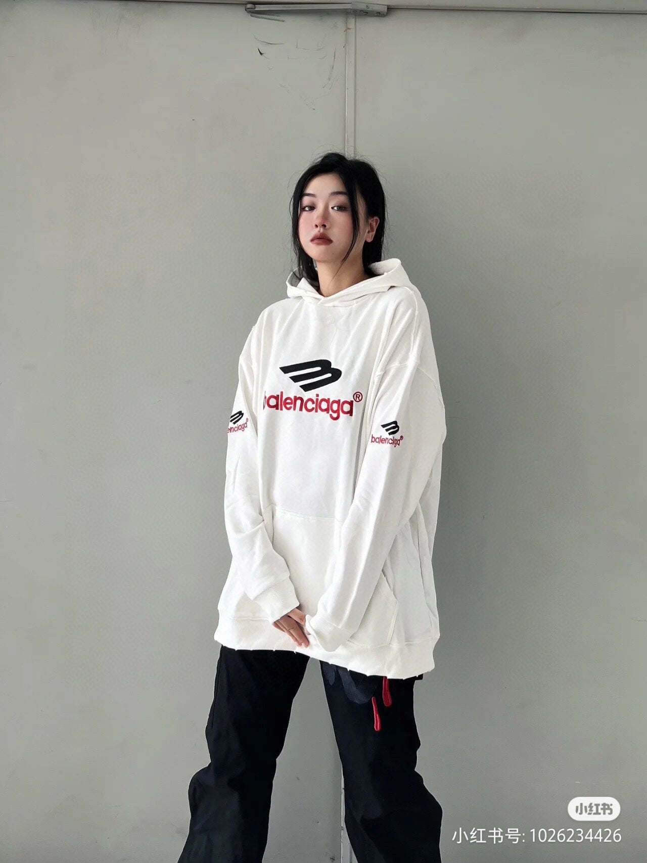 Balenciaga White Hoodie - Phantom Kicks