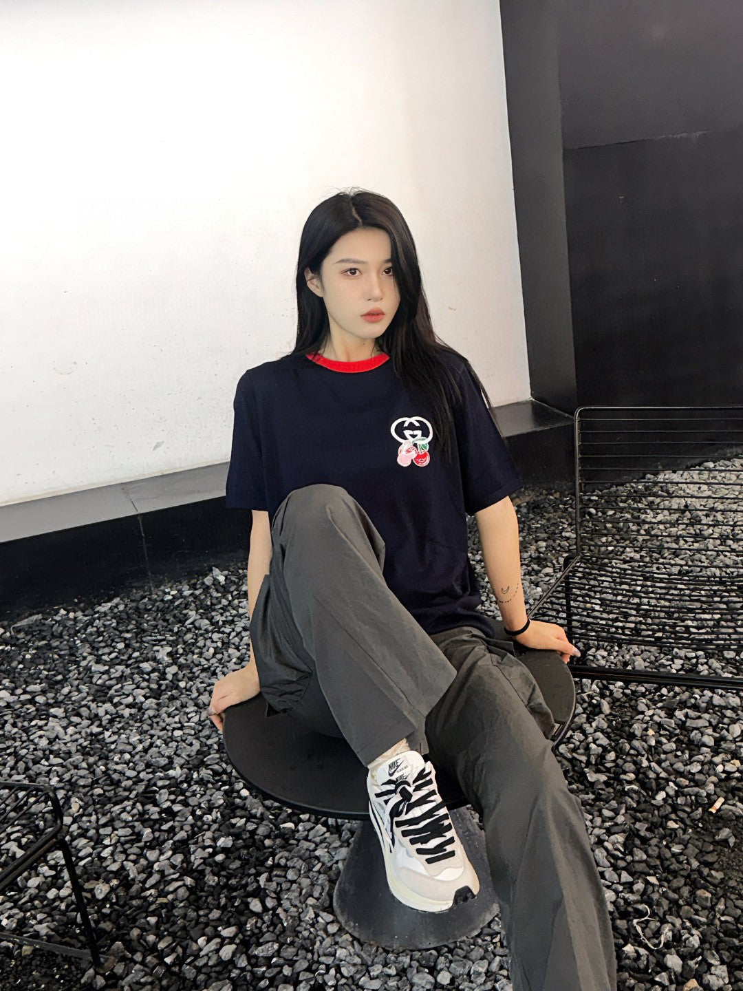 Gucci Cherry Embroidered T-Shirt - Phantom Kicks