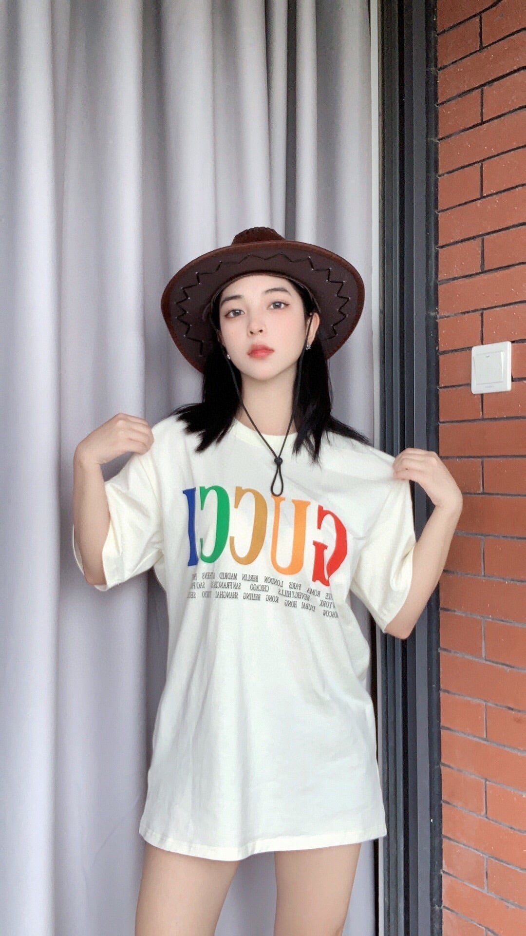 Gucci Cities Block Letter T-Shirt - White - Phantom Kicks