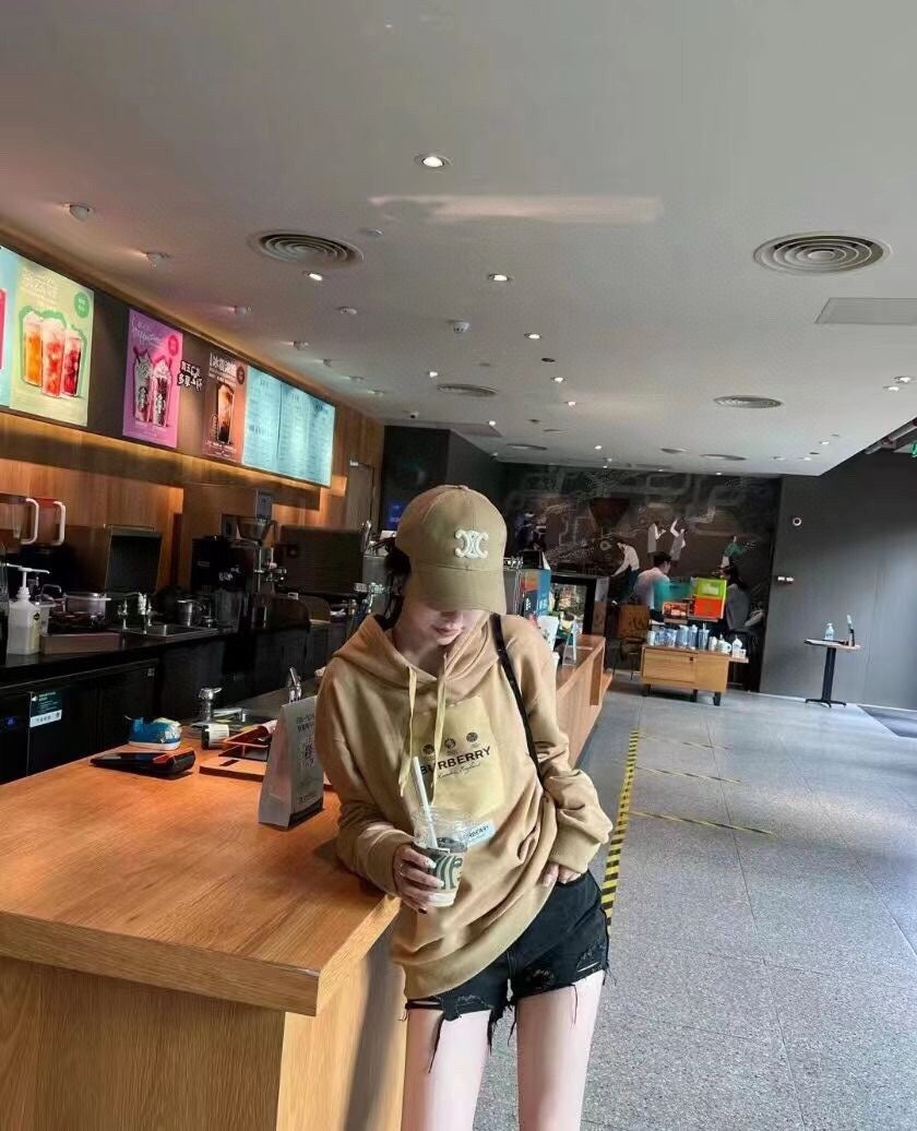 Burberry Brown Hoodie with Logo Patch - Phantom Kicks