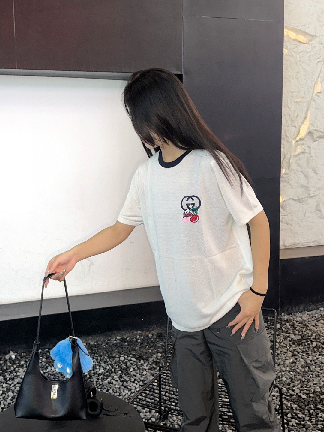 Gucci Cherry Embroidered T-Shirt - Phantom Kicks