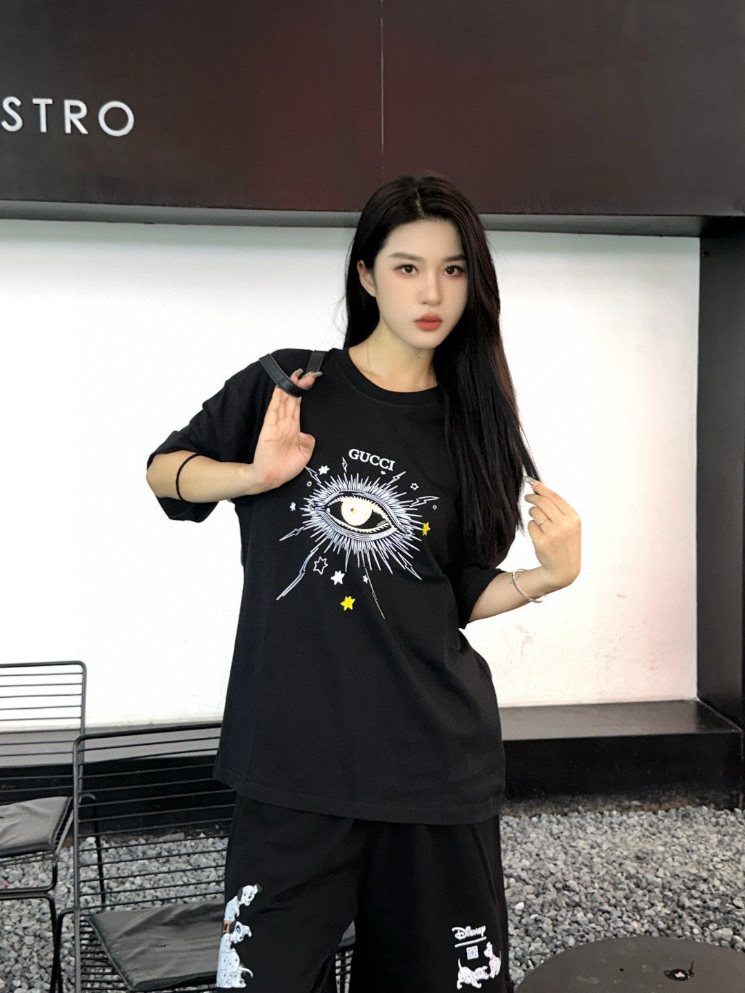 Gucci Mystical Eye Graphic Black T-Shirt - Phantom Kicks