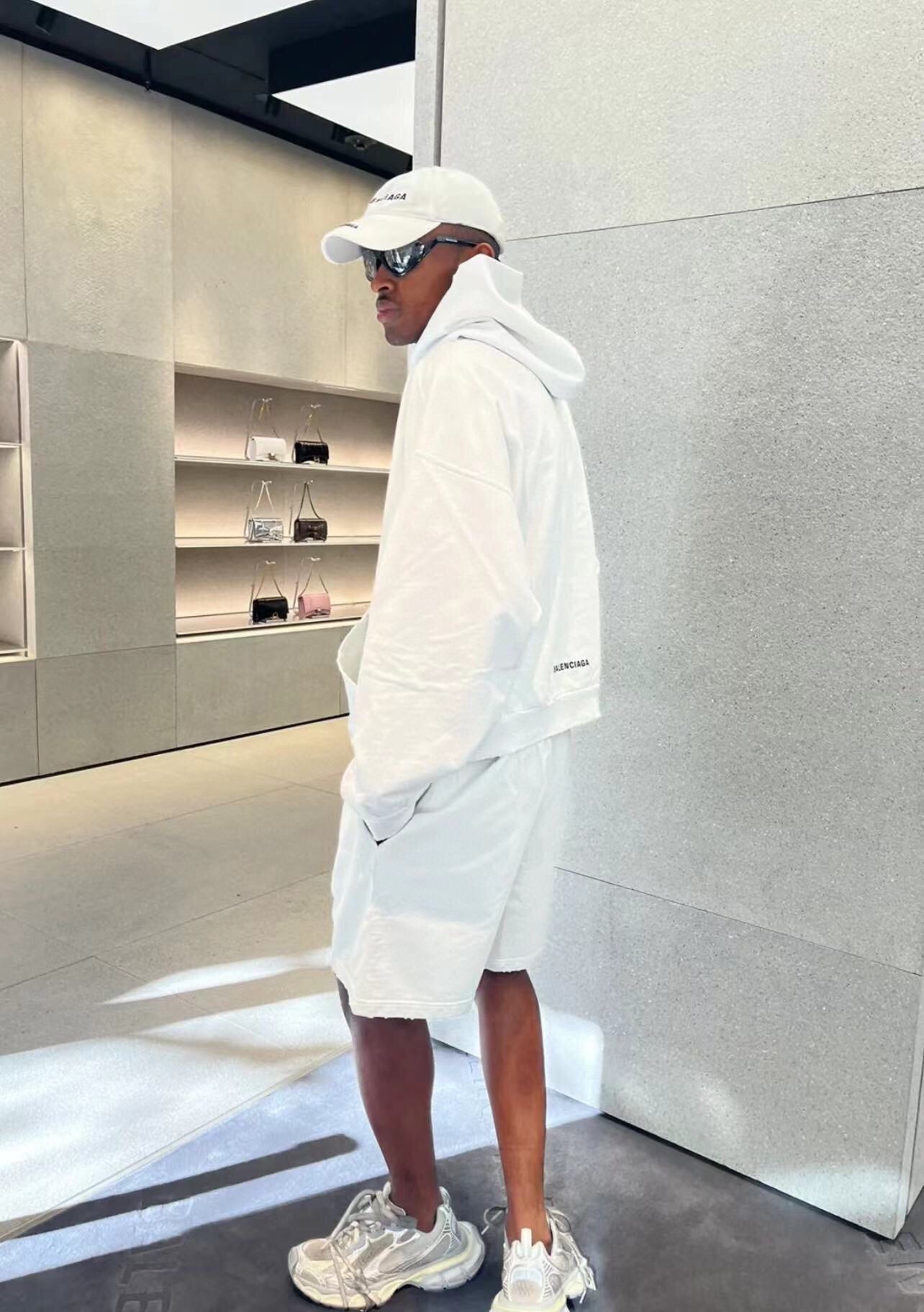 Balenciaga White Be Yourself Hoodie - Phantom Kicks