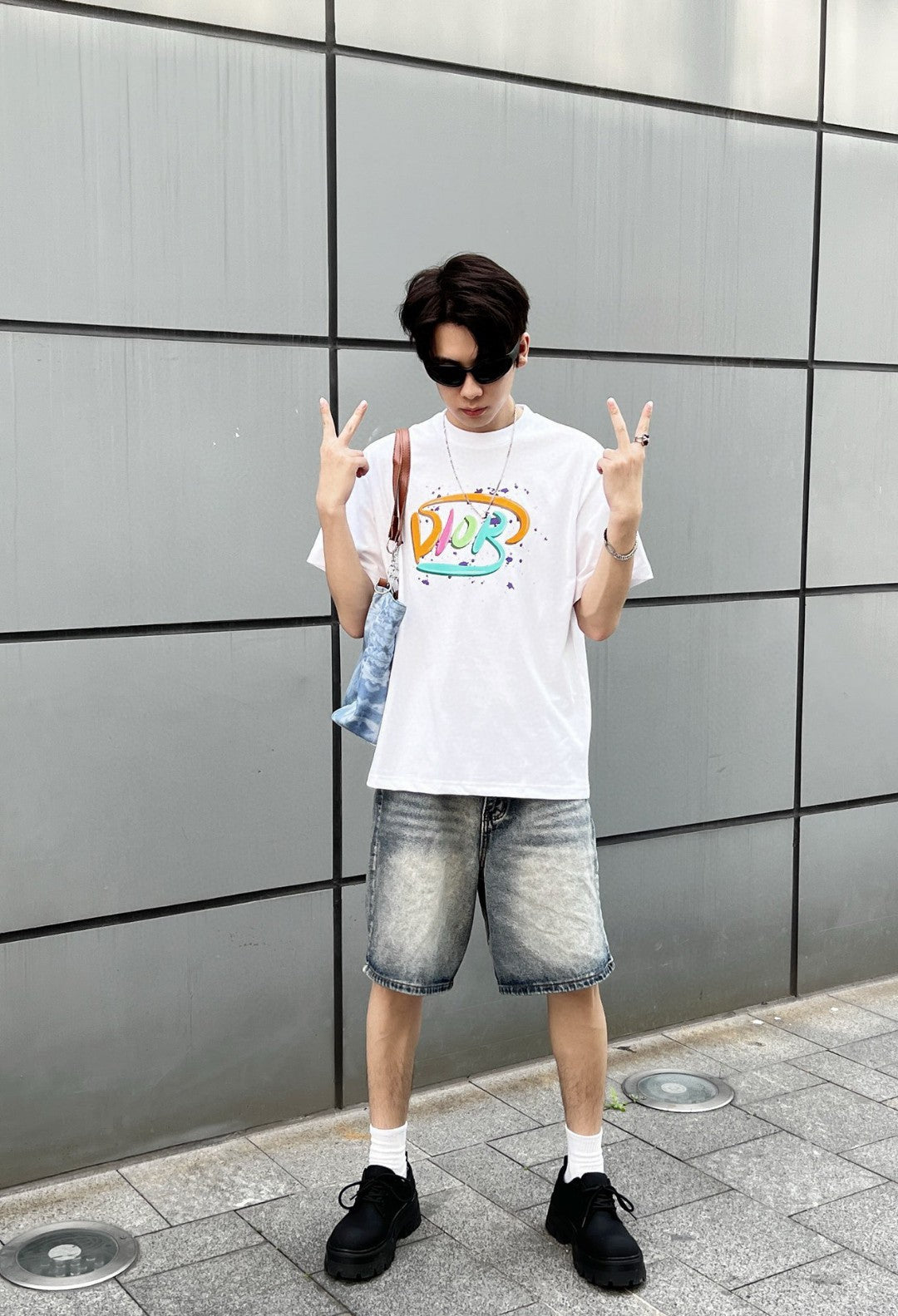 Dior Multicolor Logo White T-Shirt - Phantom Kicks