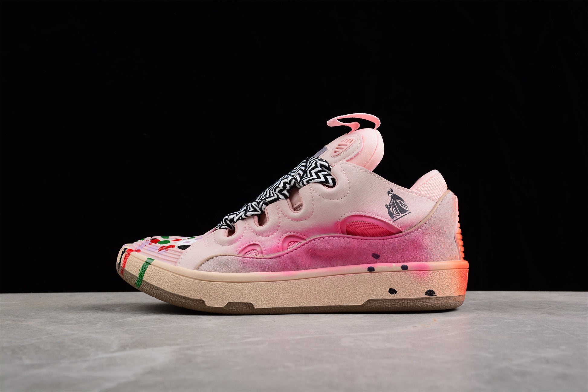 Vibrant Pink Low Top Sneakers - Phantom Kicks