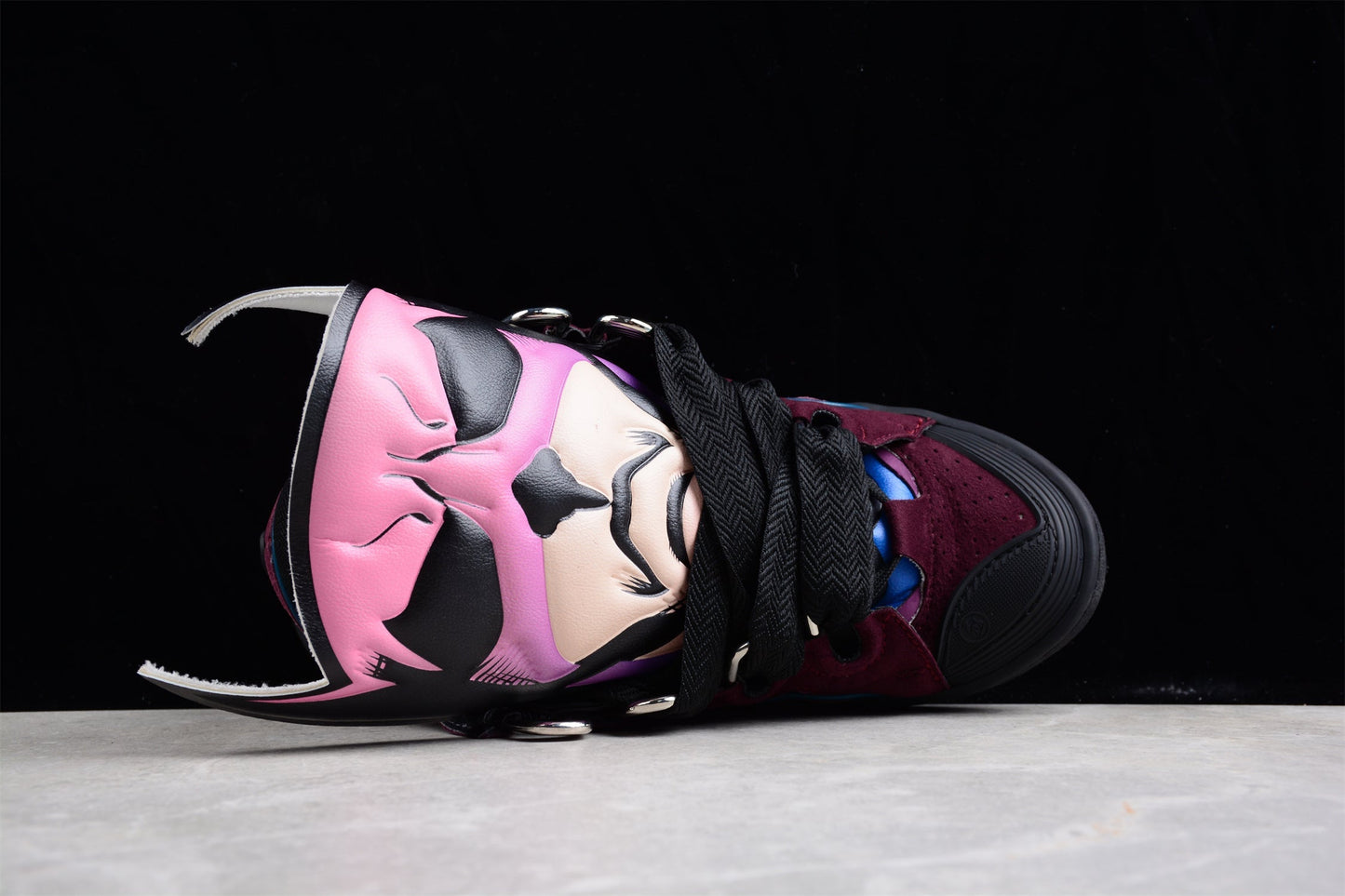 Lanvin Burgundy Suede Sneakers - Phantom Kicks