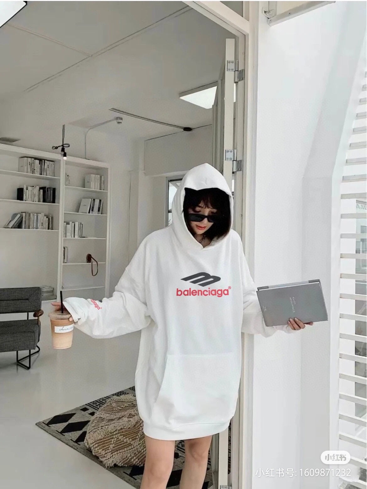 Balenciaga White Hoodie - Phantom Kicks