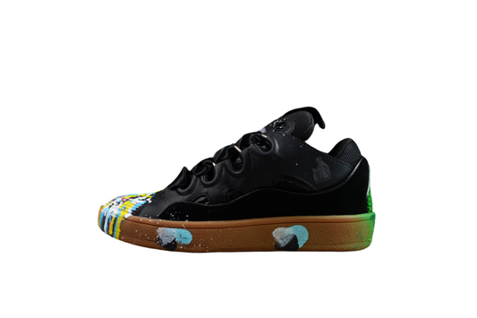 Black Multicolor Low Top Sneakers - Phantom Kicks