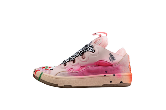 Vibrant Pink Low Top Sneakers - Phantom Kicks
