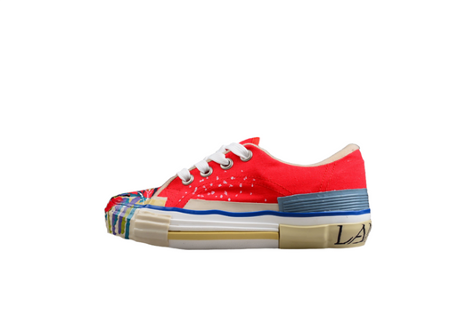 Vibrant Canvas Low Top Sneakers - Phantom Kicks