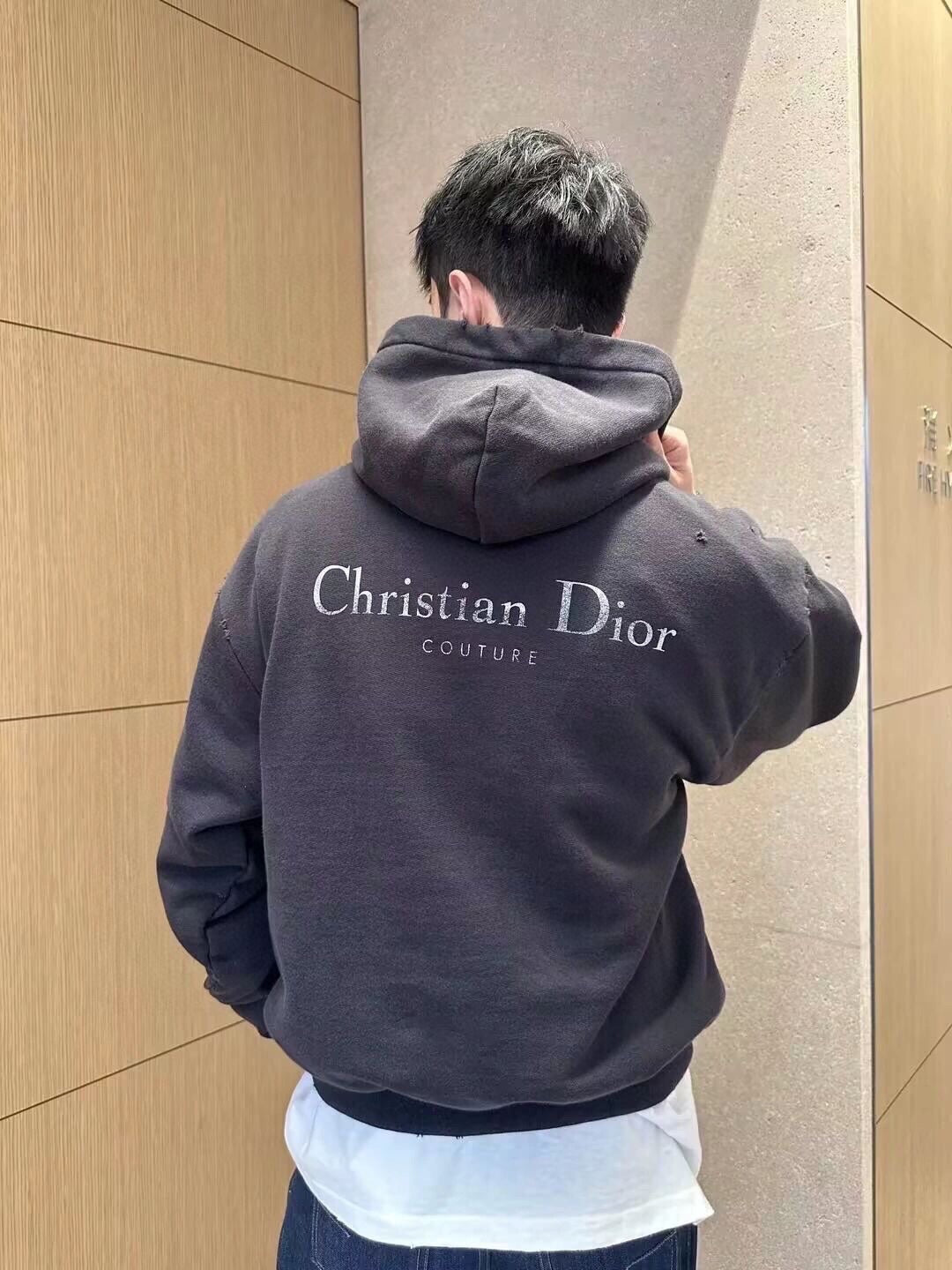Dior Black Hoodie - Phantom Kicks
