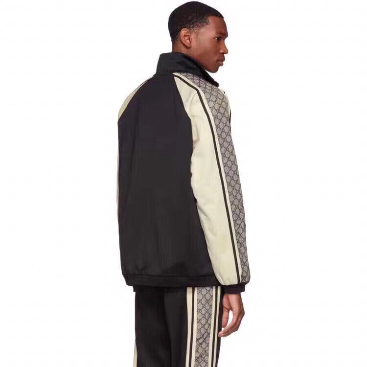 Gucci GG Supreme Stripe Track Jacket - Black - Phantom Kicks