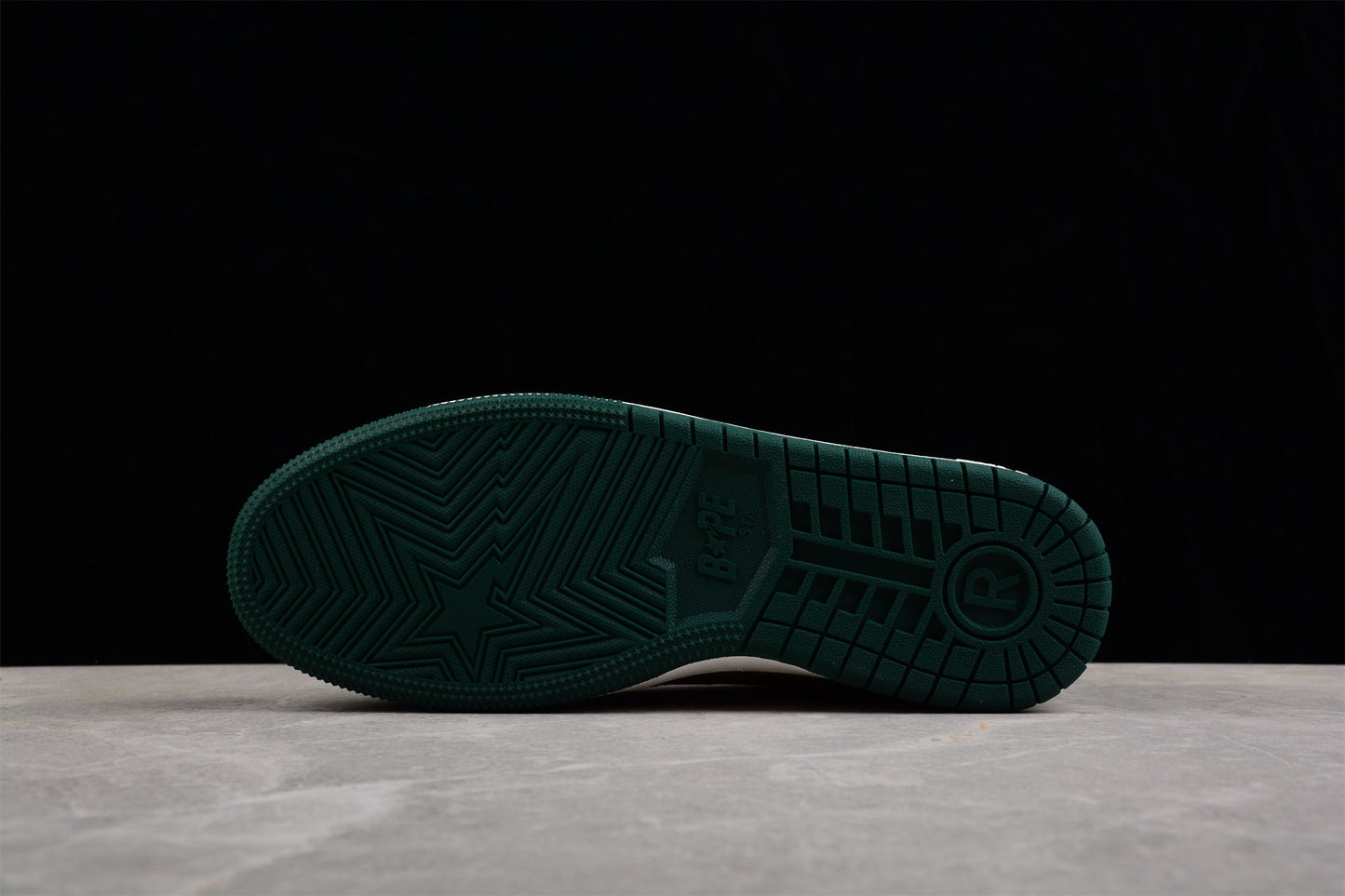 BAPE STA Low-Top Sneakers in Green and Brown - Phantom Kicks