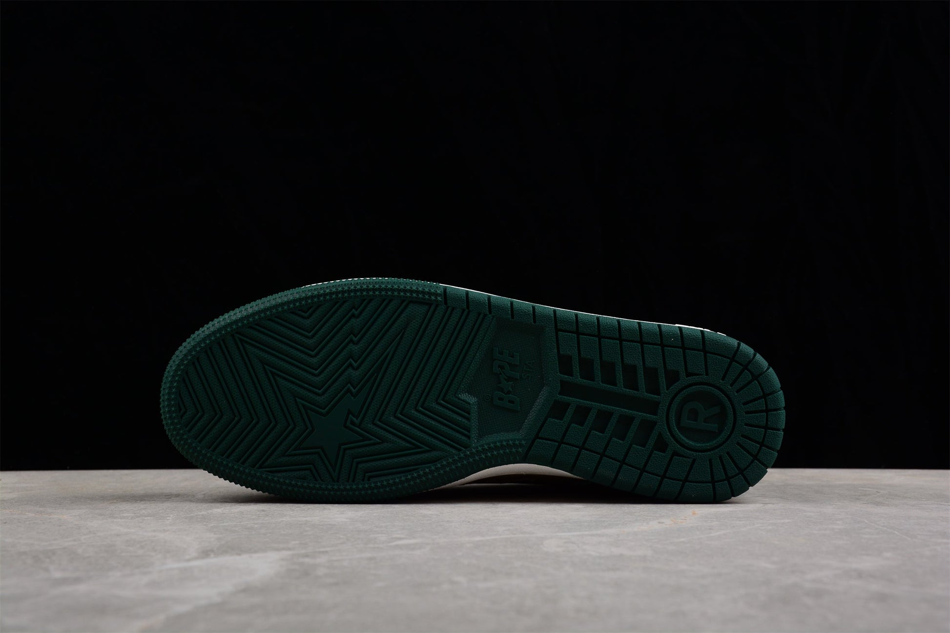 BAPE STA Low-Top Sneakers in Green and Brown - Phantom Kicks
